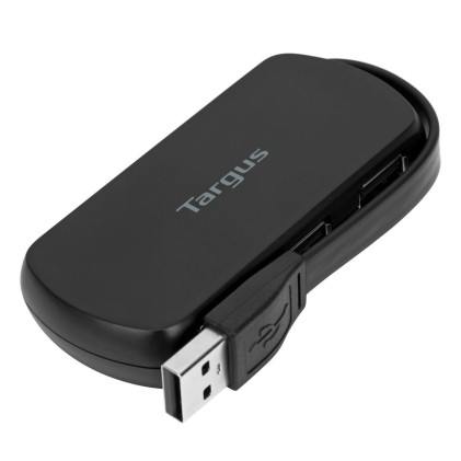 Hub Targus 4P Usb Plastic Silver Usb 2.0 480Mbps Compatto
