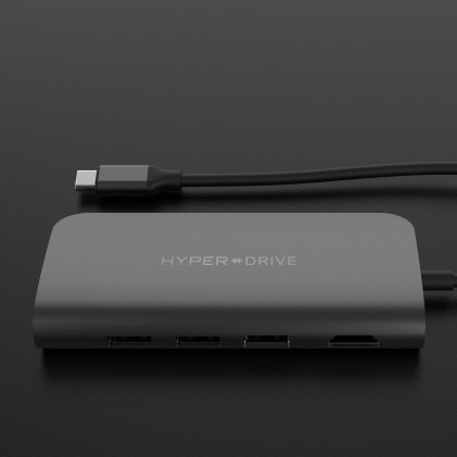 Hiper Drive Hub Usb-C Power 9 In 1 Per Macbook, Chromebook E Pc