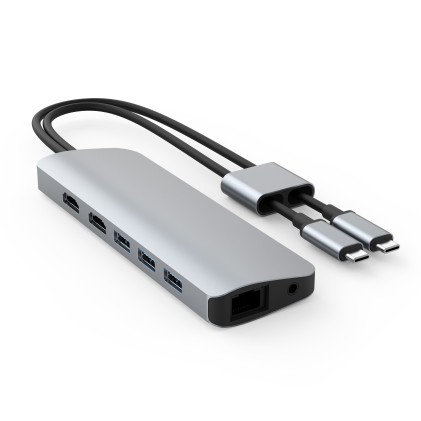 Hiper Drive Hub Usb-C Viper 10 In 2 Per Macbook Chromebook E Pc