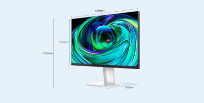 Monitor TCL 25G54 MiniLED 16:9 da 24,5" - FHD - 144 Hz - Risposta 5 ms - Vesa 75x75 - Bianco