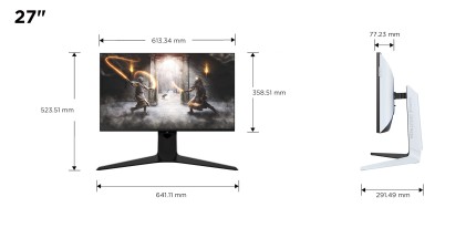 TCL R83 27R83U Monitor PC 68,6 cm (27") 3840 x 2160 Pixel 4K Ultra HD QLED Nero, Bianco