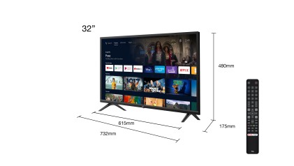 Tcl Smart Tv 32" Led Hd Hdr Android Tv Nero