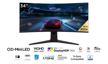 TCL R83 34R83Q Monitor PC 94 cm (37") 3440 x 1440 Pixel LED Nero, Bianco