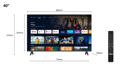 TCL Serie S54 Smart TV Full HD 40" 40S5400A, HDR 10, Dolby Audio, Multisound, Android TV