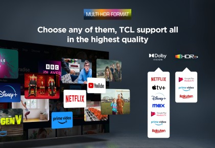 TCL P7K Serie Smart TV QLED 4K 43" 43P7K, Dolby Vision - Atmos, HDR10+, Google TV