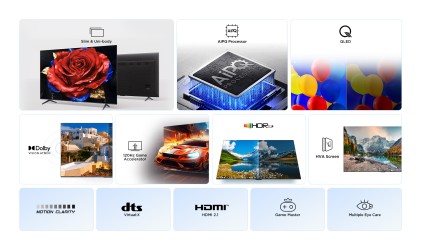 TCL P7K Serie Smart TV QLED 4K 50" 50P7K, Dolby Vision - Atmos, HDR10+, Google TV