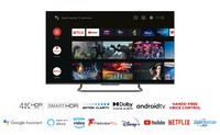 Tcl Tv 55 4K Ultra Slim Con Hdr Pro E Android Tv Nero