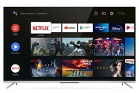 Tcl Tv 65 4K Ultra Sottile Con Hdr E Android Tv Con Cornice In Metallo