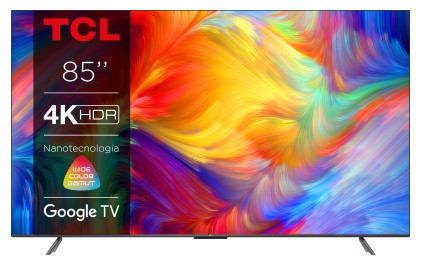 Tcl Smart Tv 85 Ultra Hd 4K Con Hdr E Android Tv Nero