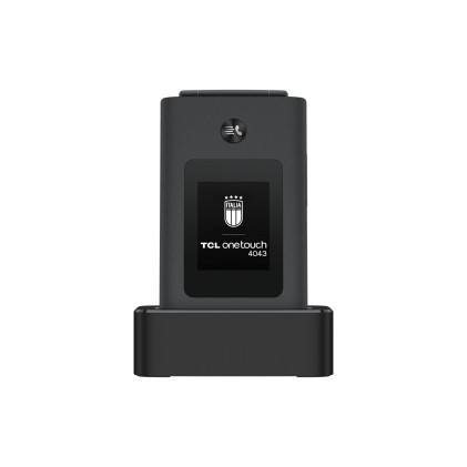 Tcl Telefono Onetouch 4043 Night Grey 4G Easy Phone Clamshell
