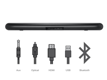 Tcl Soundbar 2.0 Dolby Digital 6 Series Range Black