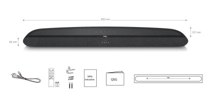 Tcl Soundbar 2.0 Dolby Digital 6 Series Range Black