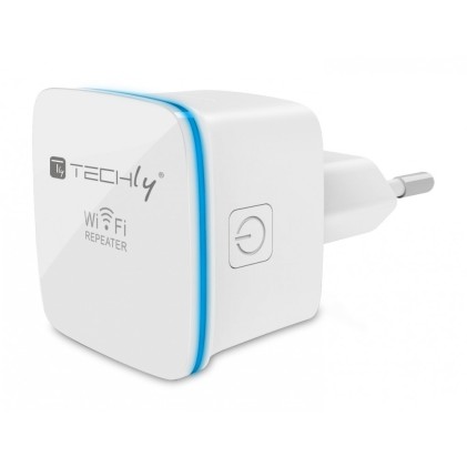 Extender Wi Fi Techly Ripetitore Wireless 300N Con Wps I-Wl-Repeater