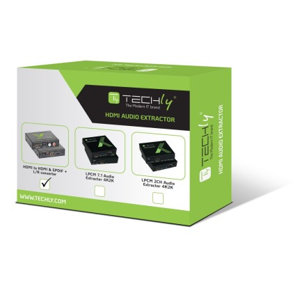 Scheda Audio Techly Idata Hdmi-Ea Estrattore Audio Hdmi Spdif+Rca R L