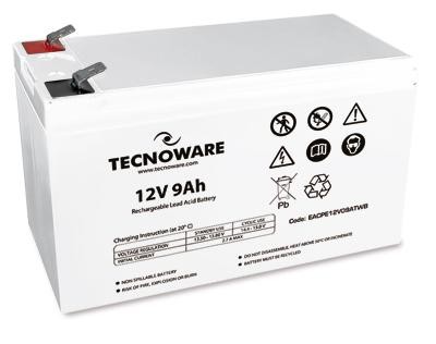 Batteria Ups Tecnoware 12Vdc 9Ah High Ermetica Al Piombo Bulk