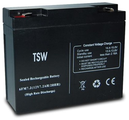 Tecnoware Batteria 12V 7,2Ah Per Ups Evo Rt 2.0/3.0