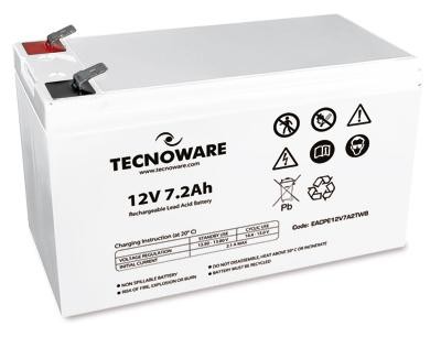 Batteria Ups Tecnoware 12Vdc 7.2Ah High Ermetica Al Piombo Bulk