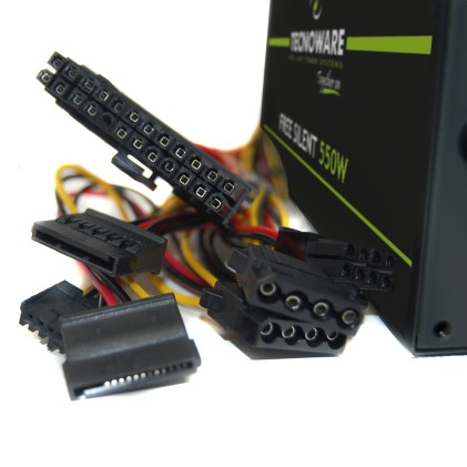 Alimentatore 550W 12Cm Free Silent 2*Sata 2*Molex Togheter On