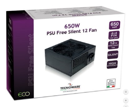Tecnoware Alim. 650W Free Silent 12Cm Psu