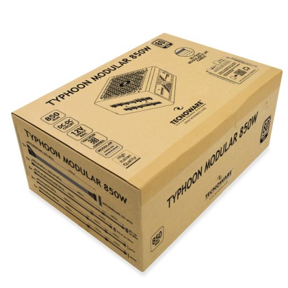 Tecnoware Alimentatore Typhoon 850 W Modular 80+ Gold