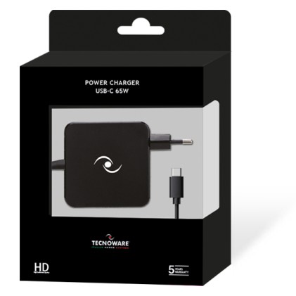 Alimentatore Notebook 65W Usb C Macbook Pro/Air/Asus/Lenovo Tp Yoga