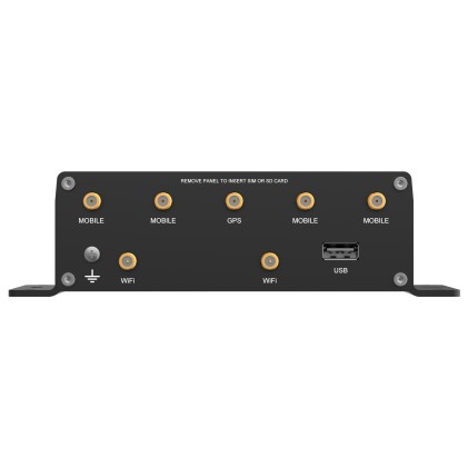 Teltonika ATRM50 5G Router for Transportation, Ultra-High Cellular Speeds, M12 CONNECTORS, DUAL SIM & eSIM, EN 45545-2 and EN 50155, PSU not included router wireless Gigabit Ethernet Dual-band (2.4 GHz/5 GHz) Nero