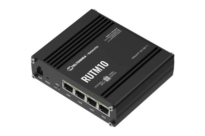 Teltonika RUTM10 router wireless Gigabit Ethernet Dual-band (2.4 GHz/5 GHz) Nero
