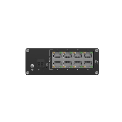 Teltonika NETWORKS TSW040 8-Port PoE+ Switch Non gestito Fast Ethernet (10/100) Supporto Power over Ethernet (PoE) Nero