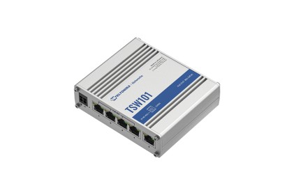 Teltonika TSW101 Gigabit Ethernet (10/100/1000) Supporto Power over Ethernet (PoE) Metallico