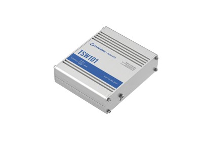 Teltonika TSW101 Gigabit Ethernet (10/100/1000) Supporto Power over Ethernet (PoE) Metallico