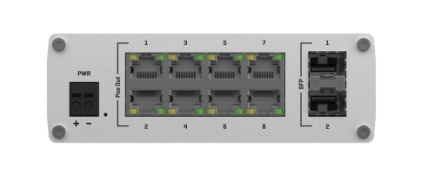 Teltonika TSW200 switch di rete Non gestito Gigabit Ethernet (10/100/1000) Supporto Power over Ethernet (PoE) Alluminio