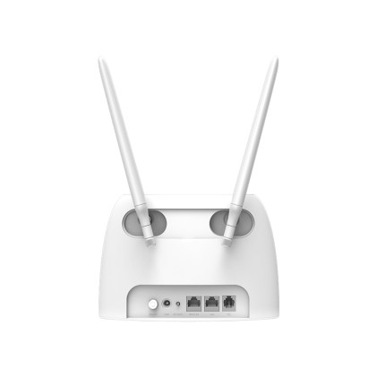 Tenda Router 4G/Lte 300Mbps, 1Xlan/Wan 10/100, 1Xlan 10/100, 1Xrj11 Volte, 2 Antenne