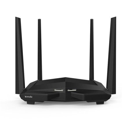 Tenda AC10U-EU router wireless Dual-band (2.4 GHz/5 GHz) Gigabit Ethernet Nero