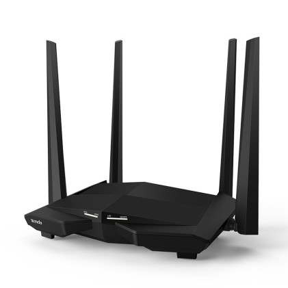 Tenda AC10U-EU router wireless Dual-band (2.4 GHz/5 GHz) Gigabit Ethernet Nero