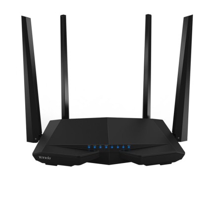 Tenda Router Wireless Ac1200 Dual Band Smart 1 Porta Wan 10/100 3 Porte Lan 10/100 4 Antenne Esterne