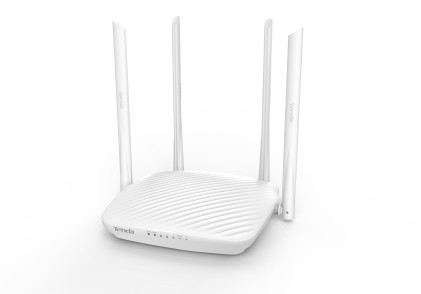 Tenda Router Broadband 802.11 B/G/N, 2.4Ghz: 600Mbps, 1Xfe Wan, 3Xfe Lan, 4 Antenne 6 Dbi