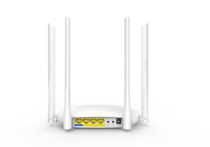 Tenda Router Broadband 802.11 B/G/N, 2.4Ghz: 600Mbps, 1Xfe Wan, 3Xfe Lan, 4 Antenne 6 Dbi
