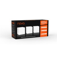 Tenda Nova Mw12 Router Mesh Wi-Fi Ac1200 Mu-Mimo, 3Xlan Gigabit (3-Pack)