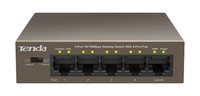 Switch 5 pore Tenda TEF1105-4-63W FE (10/100) davon 4x PoE