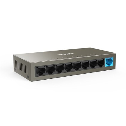 Tenda Switch 9 Porte Lan 10/100, Ieee 802.3/U/X, Switching 1.8Gbps, Protezione Fulmini 6Kv