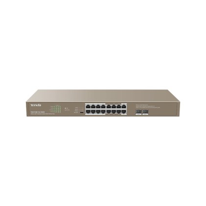 Tenda Switch 16Ge+2Sfp Ethernet Switch With 16-Port Poe