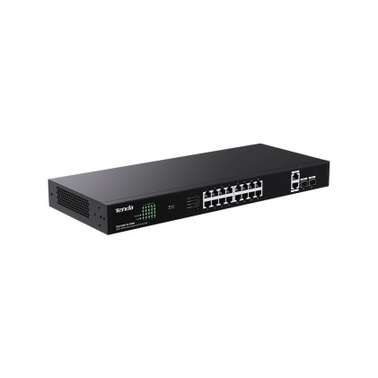Tenda Switch Poe Unmanaged, 20 Port, 16 Poe