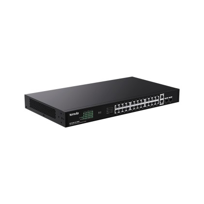 Tenda Switch Poe Unmanaged, 28 Port, 24 Poe