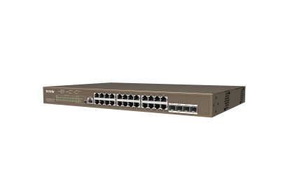 Tenda Switch L3 Managed Poe Switch 24 Porte 10/100/1000 Base-T Ethernet - 4 Porte 1000 Base-X Sfp -1