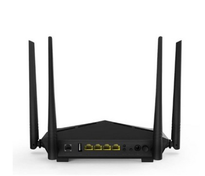 Tenda Router Wireless Ac1200 Vdsl 2 Dualband V12 Gigabit, 1Xwan, 3Xlan, 1Xrj11, 1Xusb 2.0, Ipv6