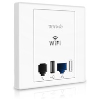 Access Point Tenda W312A Wall Plate N300 + USB