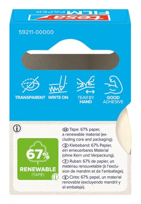 TESA tesafilm PAPER 10 m Carta Trasparente 1 pz