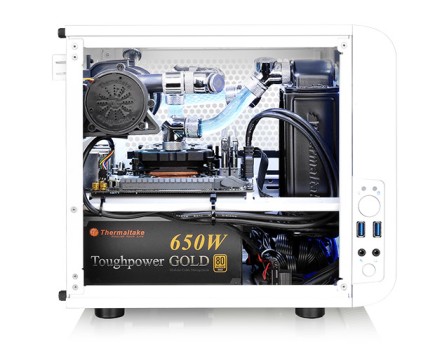 Thermaltake Core V1 Snow Edition Cubo Bianco