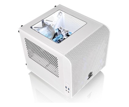 Case Thermaltake Core V1 Mini Cube Snow Ed. - Bianco retail