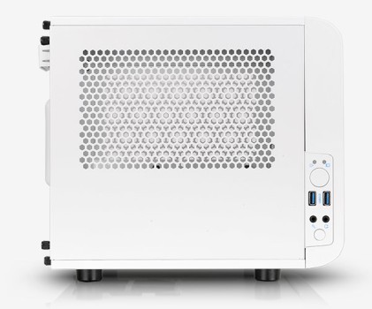 Case Thermaltake Core V1 Mini Cube Snow Ed. - Bianco retail
